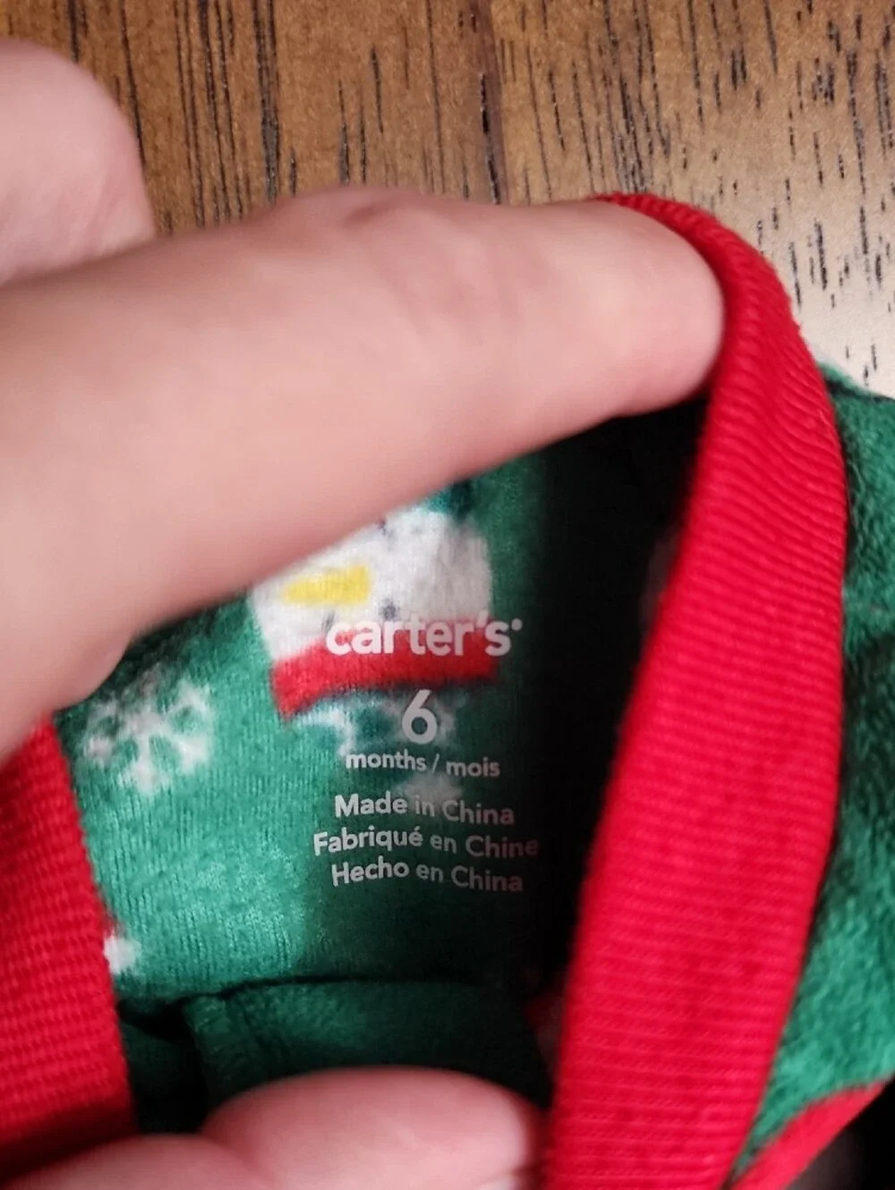 Carters size month